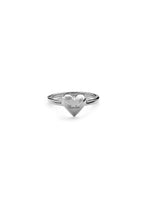 Load image into Gallery viewer, STOLEN GIRLFRIENDS CLUB SILVER HEART IS FULL MINI RING
