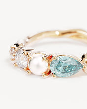 Load image into Gallery viewer, BY CHARLOTTE GOLD BREATHE IN STILLNESS RING
