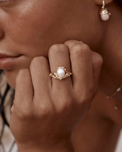 Load image into Gallery viewer, BY CHARLOTTE GOLD DIVE INTO SERENITY PEARL RING
