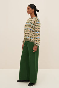 KOWTOW RIDGE SWEATER EARTH CHECK