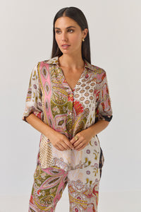TUESDAY ROWAN TOP SUNSET PAISLEY