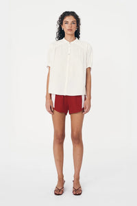 ROWIE CORA SPRING BLOUSE VANILLA