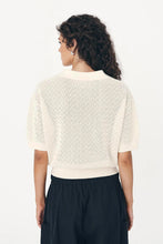 Load image into Gallery viewer, ROWIE LORETTA POINTELLE KNIT TOP
