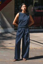 Load image into Gallery viewer, ROWIE MARYANNE BARREL LEG PANTS INK

