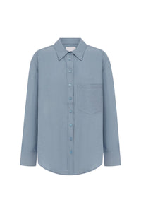 ROWIE RAMONA SILK LONG SLEEVE SHIRT