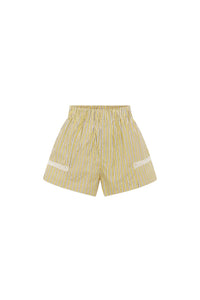 ROWIE ROCCO LACE BOXER SHORTS