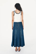 Load image into Gallery viewer, ROWIE VASHTI DENIM MIDI SKIRT

