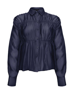 STORM RUCHED BODY SHIRT