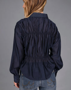 STORM RUCHED BODY SHIRT