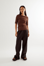 Load image into Gallery viewer, COMMONPLACE RUCHED SS TEE
