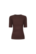 Load image into Gallery viewer, COMMONPLACE RUCHED SS TEE
