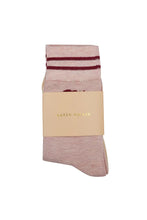 Load image into Gallery viewer, KAREN WALKER RUNAWAY GIRL SOCKS 2 PK PINK/SAND
