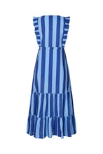 Load image into Gallery viewer, LOLLYS LAUNDRY SAMO MIDI DRESS BLUE
