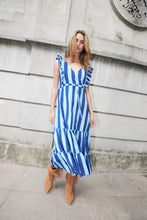 Load image into Gallery viewer, LOLLYS LAUNDRY SAMO MIDI DRESS BLUE
