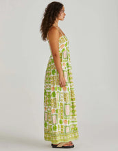 Load image into Gallery viewer, SASS EMMETT MAXI DRESS GREEN SHELL PATCHWORK
