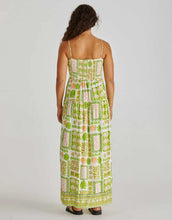 Load image into Gallery viewer, SASS EMMETT MAXI DRESS GREEN SHELL PATCHWORK
