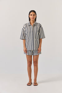 TUESDAY SEBEL SHIRT INDIGO STRIPE