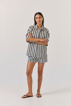Load image into Gallery viewer, TUESDAY SEBEL SHIRT INDIGO STRIPE
