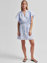 Load image into Gallery viewer, SECOND FEMALE AUBREY DRESS CASHMERE BLUE
