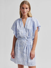 Load image into Gallery viewer, SECOND FEMALE AUBREY DRESS CASHMERE BLUE
