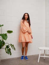 Load image into Gallery viewer, LEO + BE SHADE DRESS TANGERINE
