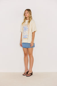 MINK PINK SIRENA OVERSIZED TEE