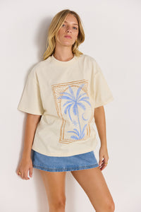 MINK PINK SIRENA OVERSIZED TEE
