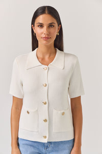 TUESDAY SOLAR CARDI WHITE