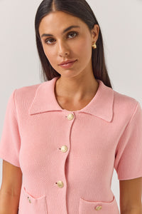 TUESDAY SOLAR CARDI TEA ROSE