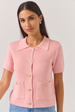 Load image into Gallery viewer, TUESDAY SOLAR CARDI TEA ROSE
