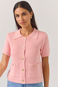 TUESDAY SOLAR CARDI TEA ROSE