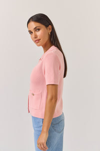 TUESDAY SOLAR CARDI TEA ROSE