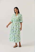 Load image into Gallery viewer, TUESDAY SUNRAY DRESS OCEAN EMERALD
