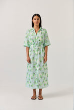 Load image into Gallery viewer, TUESDAY SUNRAY DRESS OCEAN EMERALD
