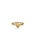 Load image into Gallery viewer, STOLEN GIRLFRIENDS CLUB GOLD HEART IS FULL MINI RING
