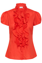 Load image into Gallery viewer, COMING SOON | SAINT TROPEZ TILLI SS SHIRT VALIANT POPPY

