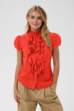 Load image into Gallery viewer, COMING SOON | SAINT TROPEZ TILLI SS SHIRT VALIANT POPPY
