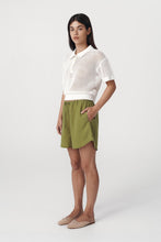 Load image into Gallery viewer, ROWIE TIA SHORTS PALM GREEN
