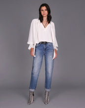 Load image into Gallery viewer, STORM TIE FRONT TOP IVORY
