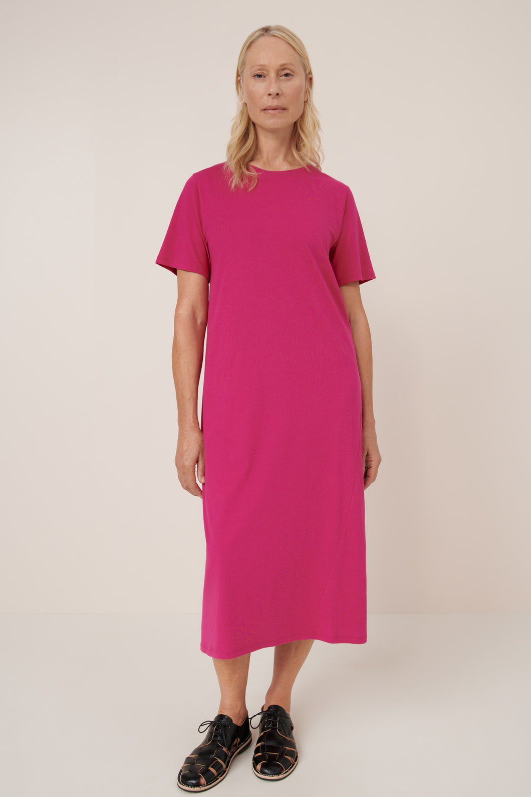 KOWTOW LIGHT TEE DRESS MAGENTA