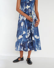 Load image into Gallery viewer, KOWTOW MIDNIGHT DRESS CYANOTYPE FLORAL
