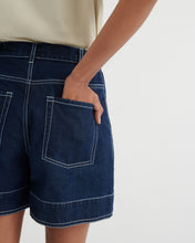 Load image into Gallery viewer, KOWTOW OUTLINE SHORTS INDIGO DENIM
