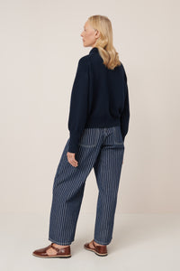 KOWTOW UTILITY CARDIGAN INDIGO