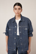 Load image into Gallery viewer, KOWTOW RILEY JACKET CHALK STRIPE
