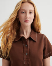 Load image into Gallery viewer, KOWTOW FOUNDATION DRESS BROWN DENIM
