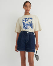 Load image into Gallery viewer, KOWTOW OUTLINE SHORTS INDIGO DENIM

