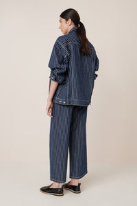 KOWTOW RILEY JACKET CHALK STRIPE