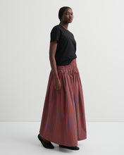 Load image into Gallery viewer, KOWTOW WEAVER SKIRT MAROON CHECK
