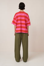Load image into Gallery viewer, KOWTOW OVERSIZED BOXY TEE PAINTED STRIPE
