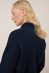 KOWTOW UTILITY CARDIGAN INDIGO